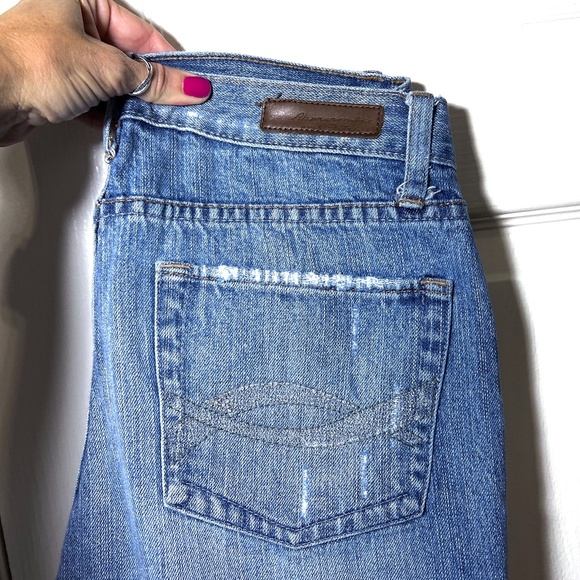 Abercrombie & Fitch Denim - Vintage Abercrombie & Fitch Jeans Size 6 Flare Distressed Low rise Blue Cotton